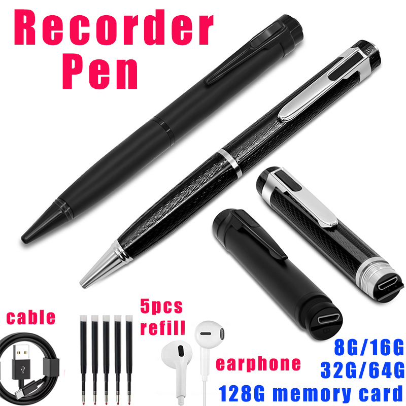 Voice Recorder Pen - 디지털 활성화 펜 보이스 레코더 8G-128G
