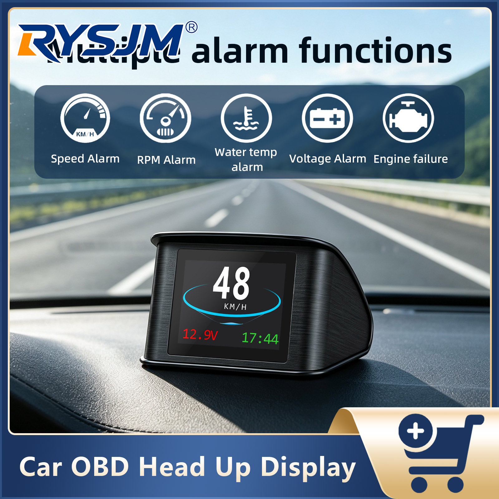 Electronics Gadgets Wholesale - 차량 OBD 미터 스마트 헤드업 디스플레이