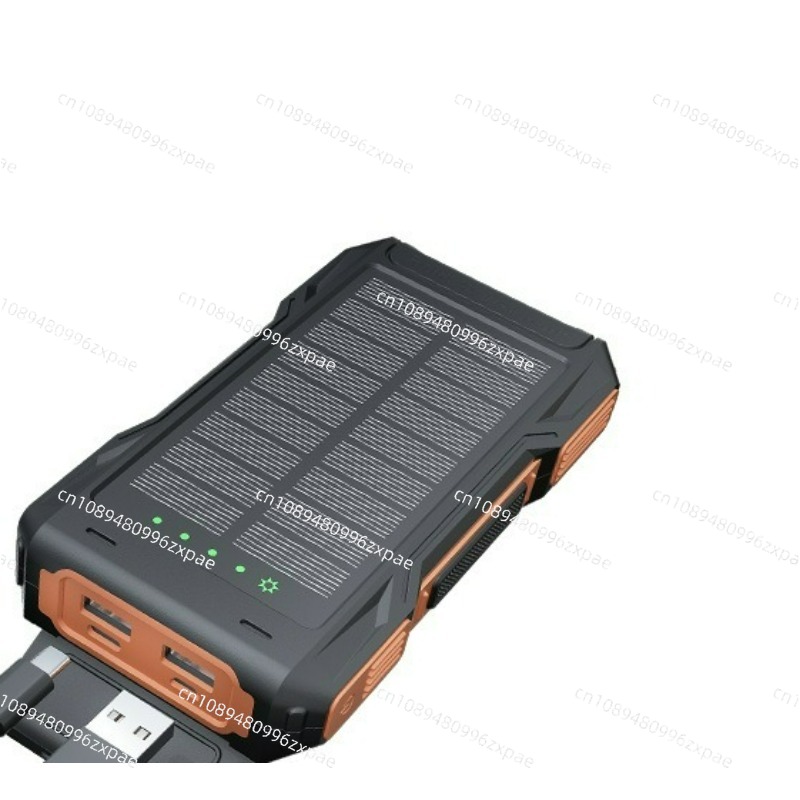 Solar Powered Charger - 태양광 충전기 10000mAh 핸드 크랭크 충전