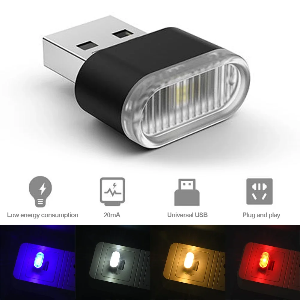 USB 자동차 컬러풀 라이트 자동차 액세서리 자동차 라 - Electronics Gadgets And Accessories 리뷰 및 가격