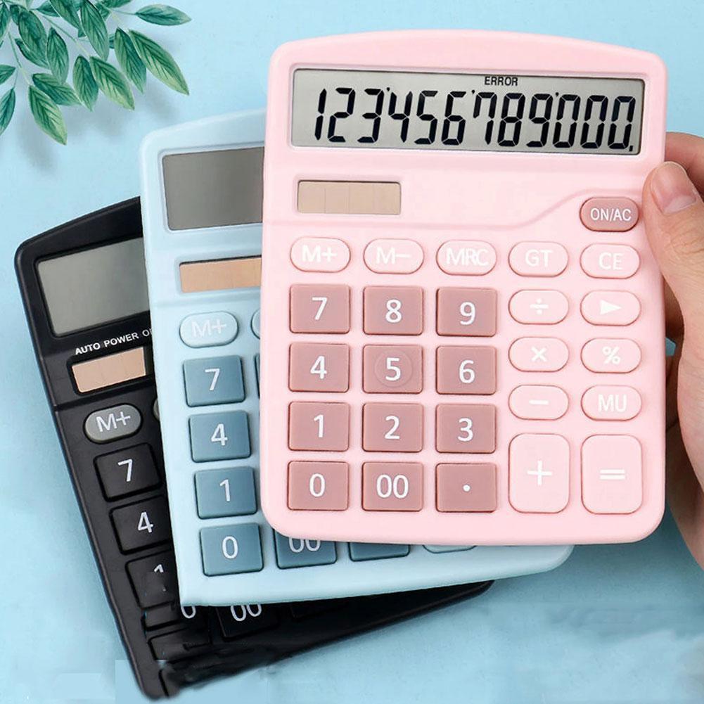 12자리 전자 계산기, 태양열 계산기, 이중 전원 공급 - Electronics Gadgets For Home 리뷰 및 가격