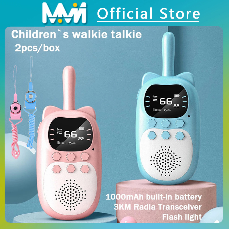 어린이 워키 토키 2PCS 전자 장난감 어린이 스파이  - Electronics And Gadgets With Y 리뷰 및 가격