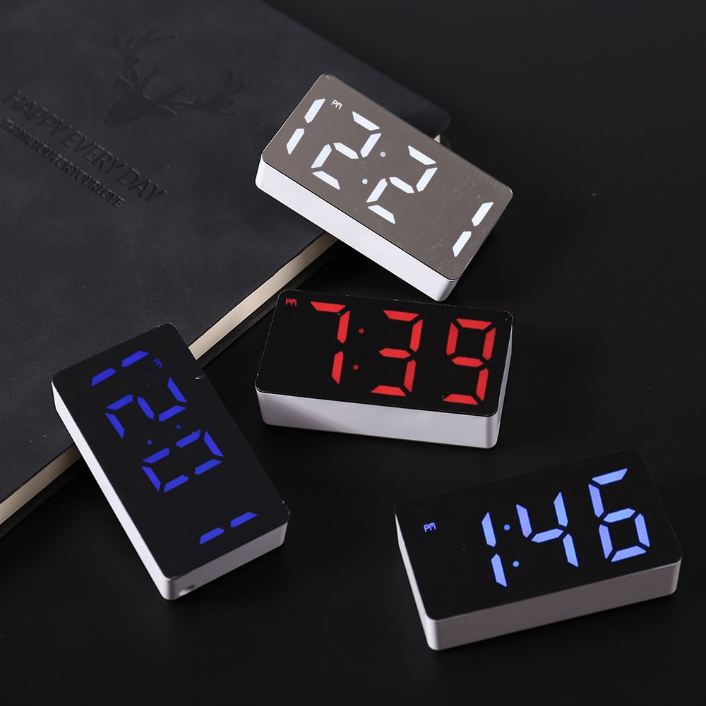 LED 전자 시계 거울 알람 시계 홈 가구 스마트 작은 - Electronics Gadgets Wholesale 리뷰 및 가격