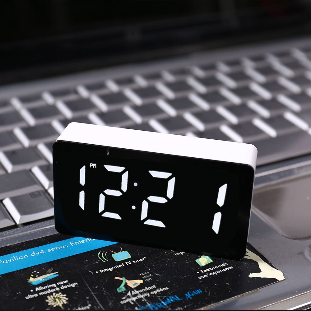 LED 전자 시계 거울 알람 시계 홈 가구 스마트 작은 - Electronics Gadgets Wholesale 리뷰 및 가격