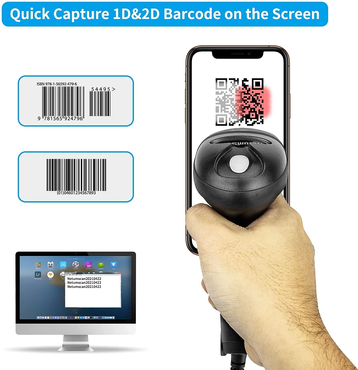 NETUM L5 유선 2D 바코드 스캐너 및 NT-L8 - Barcode Scanner Wireless 리뷰 및 가격