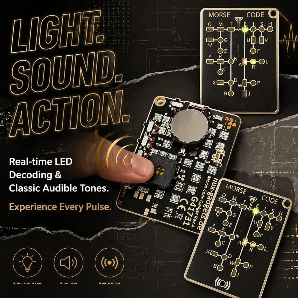 휴대용 모스 부호 트레이너 카드 LED 전자 학습 도구 - Electronics And Gadgets With Y 리뷰 및 가격