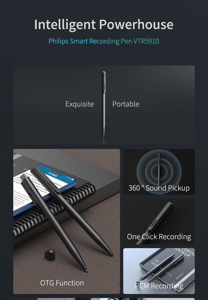 필립스 음성 녹음 펜 AI 스마트 받아쓰기 기능 (비즈 - Voice Recorder Pen 리뷰 및 가격